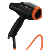 Secador de Cabelos Taiff Titanium Colors com Emissão de Íons Motor AC Profissional Preto/Laranja 2100W - 110V