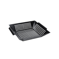 Grelha Brinox Para Carnes e Vegetais 34 cm - Preta