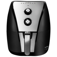 Fritadeira Elétrica Sem Óleo Air Fryer Britânia BFR40PI 4,3L Preta e Inox - 110V