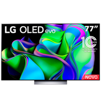 Smart TV 77" 4K LG OLED77C3PSA Evo 120Hz, G-Sync FreeSync, Bluetooth, ThinQ AI, Alexa, Google e 4 HDMIs