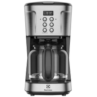 Cafeteira Elétrica Programável Digital Electrolux Experience Aço Escovado para Café em Pó - ECM30 - 110V