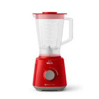 Liquidificador Philips Walita Daily RI2110 | Copo de Plástico, 2 Velocidades + Pulsar, 550W, Vermelho