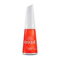 Esmalte Risqué Colorido Cremoso Sol Laranja Anima 8ml