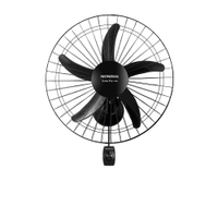 Ventilador de Parede 50cm Mondial Turbo Pro NVP com 5 Pás, 3 Velocidades - Preto - 110V