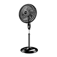 Ventilador de Coluna Mondial VTX-40C-8P 40 cm com 3 Velocidades - Preto - 110V