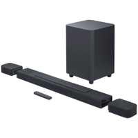 Soundbar JBL Bar 1000 com 7.1.4 Canais com Alto-Falantes Surround Removíveis, MultiBea, Dolby Atmos e DTS:X - 440W RMS