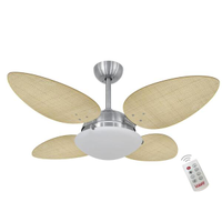 Ventilador Volare P Palmae Natural 127V e Controle Remoto