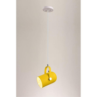 Lustre Pendente Stage Pelegrin PEL-065 Metal Amarelo