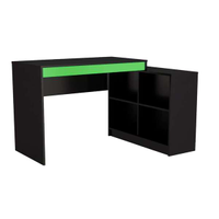 Mesa Gamer Hype Preta e Verde