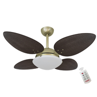 Ventilador Premium Tabaco 127V e Controle Remoto