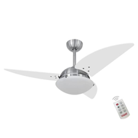 Ventilador Clear Branco 127V e Controle Remoto