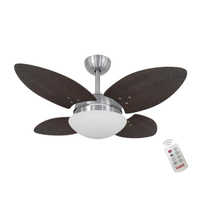 Ventilador Lil Premium Tabaco 127V e Controle Remoto