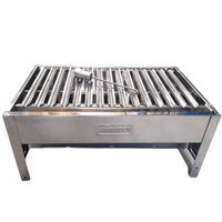 Churrasqueira Inox Com Grelha Argentina - Mini - Parrilla