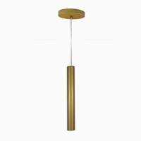 Pendente Tubo Palito 30cm - Ouro