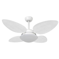 Ventilador de Teto Volare Petalo Palmae Branco 127V