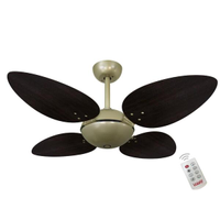 Ventilador Volare OffPetalo Quad Tabaco 127V Controle Remoto