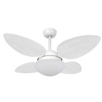 Ventilador de Teto Volare Petalo Palmae Branco 127V