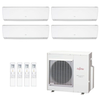 Ar-Condicionado Multi Split Inverter Fujitsu 35.000 (1x Evap HW 9.000 + 1x Evap HW 12.000) Quente/Frio 220V - 220V