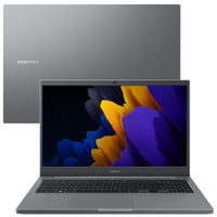 Notebook Samsung Dual Core 4GB 500GB Tela Full HD 15.6 Windows 10 Book NP550XDA-KO1BR