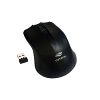 Mouse C3Tech M-W20BK, Wireless, 1000 DPI, Preto