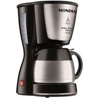 Cafeteira Elétrica Mondial Dolce Arome Thermo Inox C-33 JT 24 Xícaras - Preta - 220V