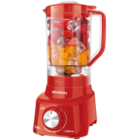 Liquidificador Mondial Turbo L900 Vermelho 900W com 5 Velocidades - 220V