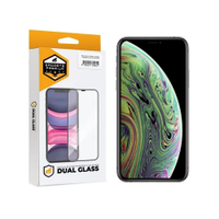 Pelicula para iPhone XS Max - Dual Glass Preta - Gshield