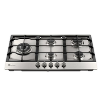 Cooktop 5 Bocas Electrolux à Gás Experience Inox Semi Profissional (KE9DX) - Bivolt