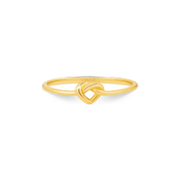 Anel Knot em Ouro Amarelo 18k