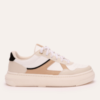 Tênis flatform casual ace marrom