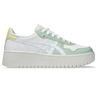 Tênis ASICS Japan S PF - Feminino - Branco com Verde e Amarelo