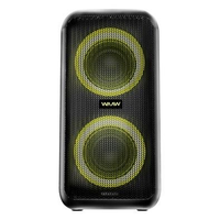 Caixa de Som Acústica WAAW Infinite 200, Bluetooth, 160W RMS, TWS, 4 Alto-falantes, Até 12 horas, Preto - WAAW0035