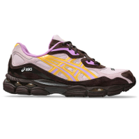 Tênis ASICS GEL-NYC x Pleasures - Unissex - Rosa com Marrom e Amarelo