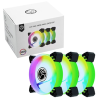 Kit Cooler Fan BrazilPC, 3x 120mm ARGB - BPC-CL-SLIM-RGB