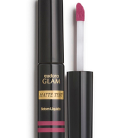 Eudora glam batom líquido matte tint fúcsia sutil