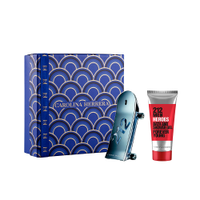 Kit 212 men heroes carolina herrera eau de toilette 90ml e gel de banho 100ml