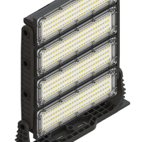 Refletor 600w Led Osram Ip66 Campo Society Quadra Futebol Carcaça Preto Luz Branco-frio 110v/220v