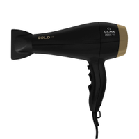 Secador de Cabelo Gama Gold Ion com 02 Velocidades e 2200W Preto - SECGOLDION