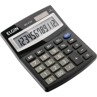 Calculadora de Mesa Elgin MV4124 Solar/Bateria