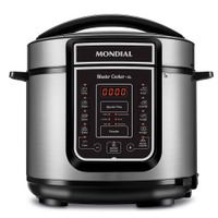 Panela Elétrica de Pressão Mondial Digital Master Cooker PE-38 5L - Preta - 110V