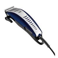 Máquina de Cortar Cabelo Mondial Hair Stylo CR-07 4 pentes - Azul/Prata - 110v