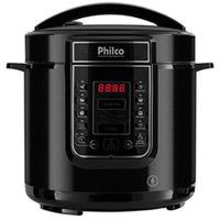 Panela de Pressão Digital Philco 6 Litros Inox/Preto PPP01P - 127V - 110V