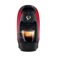 Máquina de Café Espresso 3 Corações Luna Automática 600ml - Vermelha - 220V