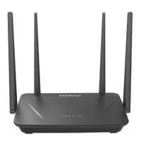 Roteador Wirelles Intelbras Smart Dual Band RF 1200 300Mbps com 4 Antenas e 4 Portas Fast Ethernet