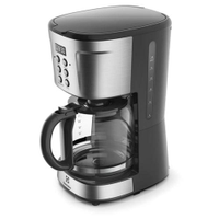 Cafeteira Elétrica Programável Digital Electrolux Experience Aço Escovado para Café em Pó - ECM30 - 110V