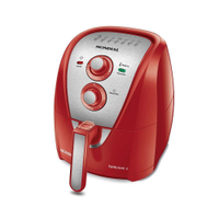 Fritadeira Elétrica Air Fryer Mondial AFN-40-RI 4L Inox/Vermelha - 127V - 110V