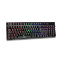 Teclado Dazz Cybertronic, USB 2.0, Preto