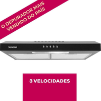 Depurador e Exaustor de ar Slim 60 Cm Preto Suggar - 220V