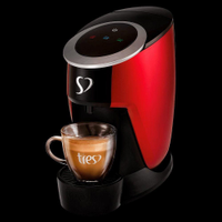 Cafeteira Espresso Touch Vermelha Automática - TRES 3 Corações - 110V