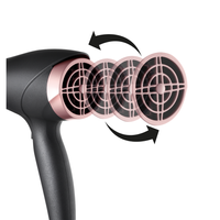 Secador de Cabelo Mondial Black Rose Line 2000W - 220V